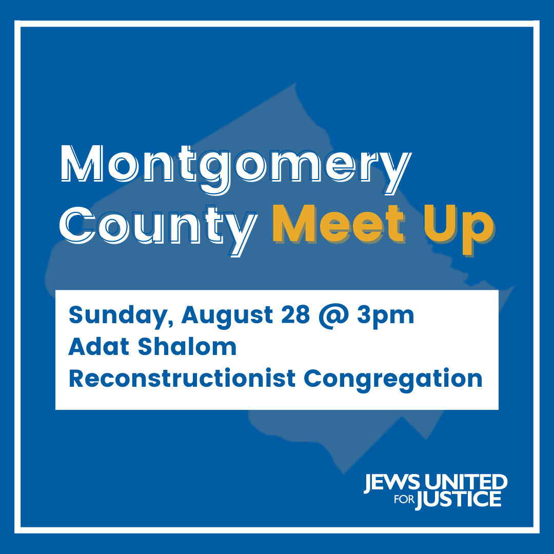 time and location of MoCo meetup superimposed of map of the county